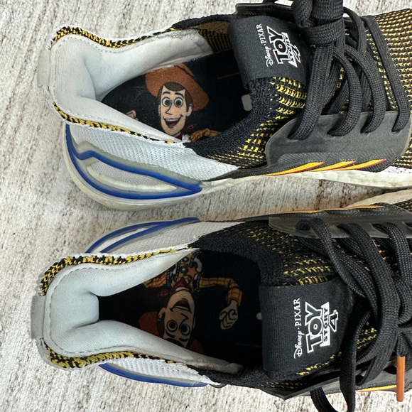Adidas Toy Story 4 Black and Yellow Sneakers - Picture 2 of 4